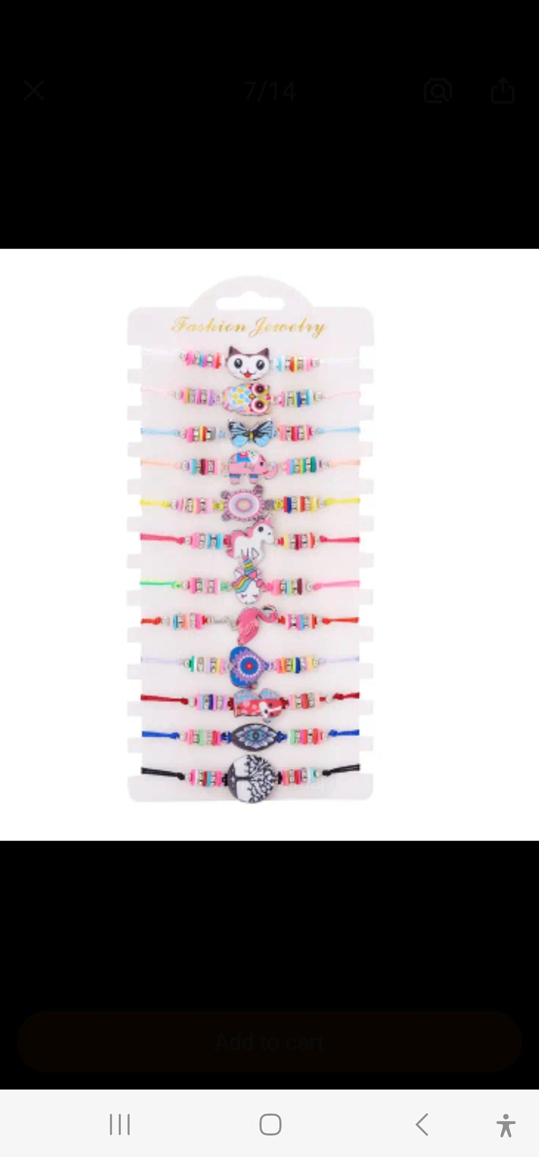 Bracelets Beads KIDS SIZE - Assorted Designs