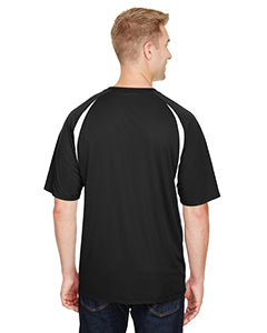 Adult Cooling Performance Color Blocked Short Sleeve Shirt