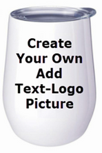 Load image into Gallery viewer, Tumbler Stainless Steel with Lid and Straw -12oz Personalize
