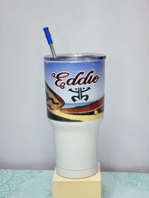 Load image into Gallery viewer, Stainless Steel Tumbler with Lid and Straw - 30oz Personalized
