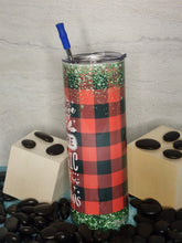 Load image into Gallery viewer, 20oz Tumbler Stainless Steel with Lid and Straw - Believe in Magic of Christmas
