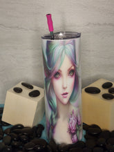 Load image into Gallery viewer, 20oz Tumbler Stainless Steel with Lid and Straw - Fairy 1
