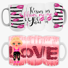 Load image into Gallery viewer, Valentine&#39;s Day Coffee Mug White Personalized - 15oz
