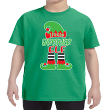 Load image into Gallery viewer, Youth T-Shirt Green - Christmas Dear Santa Bring me a Dinosaur
