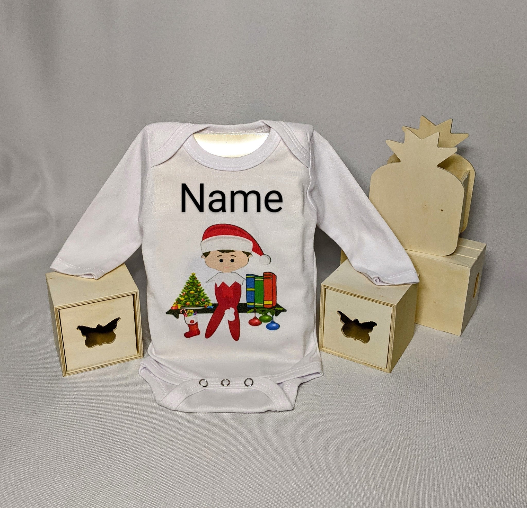 Personalized sales christmas onesies